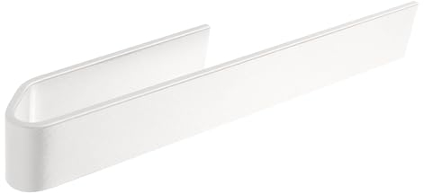 Design Hamburgo Colgador de Trapo de Cocina I Cuelga Trapos Adhesivo I Sin Taladro I Moderno Soporte de Fregadero para Paños de Cocina | Blanco Mate