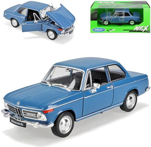 Welly B*M*W 2002ti Coupe Blau 1966-1977 1/24 Modell Auto
