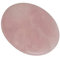 Beatifufu 1Pc Grafted Eyelash Gasket Jade Stones Glue Pallet Holder Round Pad for Eyelash Extensions for Lash Glue Application for Women Ladies and Girls Pink