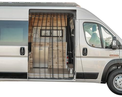 MELIPRON Van Bug Screen Fit for Ford Transit, Mercedes Sprinter, RAM Promaster Magnetic Mosquito Net for Van Sliding Door