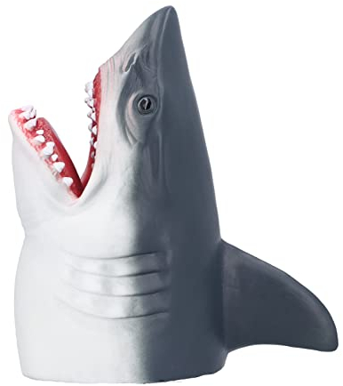 Puppen-Rollenspielspielzeug, Hai-Handpuppe aus Weichem Gummi für