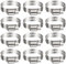 Litensh 12 pezzi Fascette stringitubo in acciaio inox, 13-19mm morsetti per tubi a vite senza fine, morsetto per tubi, tubo del carburante, morsetto per tubazioni idrauliche, piscine, auto