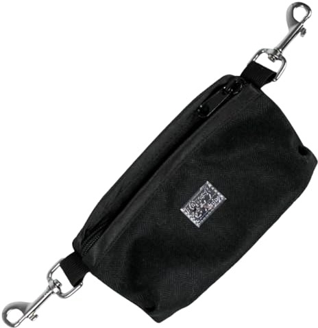 EQuest Pocket Tweed, Silver Edition- praktische Tasche speziell für Reiter, schwarz