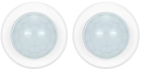 Zigbee 3.0 Tuya Lot de 2 mini transducteurs de mouvement PIR sans avec détecteur de mouvement humain (C)