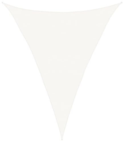 Pelouse et jardin, vie extérieure, parasols et parasols, voile d'ombrage 160 g/m², blanc, 5x6x6 m HDPE