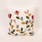 ILOVEHOME Juego de 2 Funda de Cojín 45x45cm - Fundas de Cojines Bordado con Cremallera Cubierta Modernas y Decorativas para Sofá, Coche, Cama, Sillas, Oficina (Blanco Flor, 45x45cm)