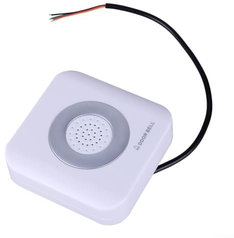 DC12V Wired Doorbell for Access Control Reliable Four Wire Electronic Doorbell with Clear Sound and Long Lasting Power Supply