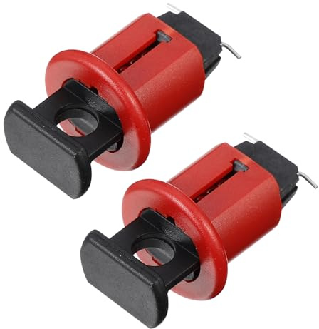 Garneck 2 Stück Breaker Lockout-Pin Leistungsschalter Sperrvorrichtung Für Offene Und Geschlossene Zustände Mcpo Typ Schalterschloss Für Wartungspersonal 4.10 X 2.40 X 1.80 cm