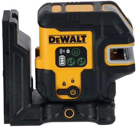 DEWALT Láser de Haz Verde de Línea Cruzada + 5 Puntos USB, DCLE14251GB-XJ