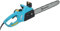 DURHAND Aluminium Chainsaw with Double Brake Protection and Bar Cover, 2000 W, 40 cm, for Wood, Trees and Branches, Blue