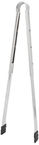 Silicone Kitchen Tongs, Stainless Steel Cooking Tongs Grilling and Serving Utensils Metal Food Tongs for Barbecue