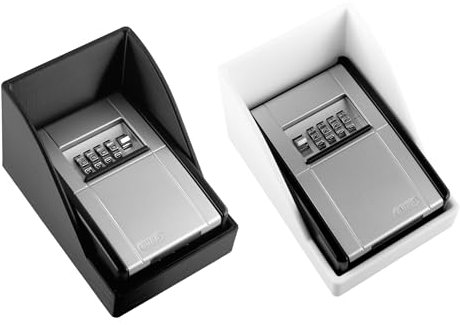 Cleverstation Wandhalterung für ABUS KeyGarage 787 Schlüsselbox Halter (Weiß)