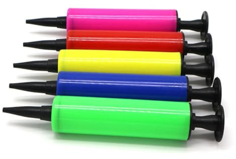 Bomba de globos, inflador de globos, compacto, ligero, inflado rápido, material fuerte, reutilizable, ahorro de esfuerzo, herramienta de bombeo para decoración de fiestas, cumpleaños, bodas, 6.69 x