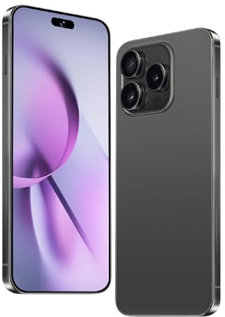 DEMANN GMBH Téléphone déverrouillé, écran de 6,8 Pouces, 3GB RAM + 32GB ROM/TF 256GB, 2MP + 16MP Double Appareil Photo, Support 4G LTE FDD TDD, Double Carte SIM, idéal pour Les débutants. (Black)