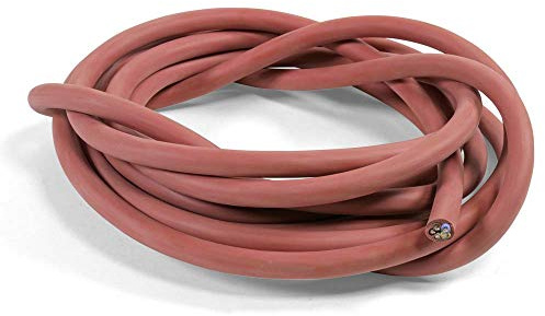 Silikon Ofenkabel 5x2,5mm² SiHF-J hitzebeständig bis 180°C - 5-adrig farbcodiert - Profi Anschlussleitung für Saunaöfen Heizgeräte Terrarien Industrie (5 m)