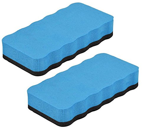 PEIUJIN Whiteboard Schwamm magnetisch [2er Pack], für Whiteboards, Notiztafeln, Flipcharts, Schaukästen, Whiteboard-Wischer