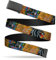 Buckle-Down Herren Web Belt Tattoo Johnny Panther 1.5 Grtel, Mehrfarbig, 4 cm Breit / 42 cm Hosen Größe