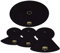 Meinl Cymbals Cymbal Mute Schlagzeug Becken Dämpfer Set 14, 16 und 20 Zoll (35,56-50,80cm) für geräuscharmes Üben Zuhause – Drumset Zubehör, Schwarz (MCM-141620)