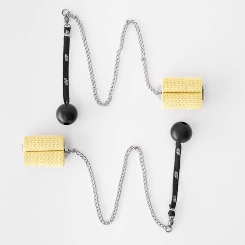 Play Juggling Poseidon Fire Poi Fast-Replace - Pure Kevlar® Fire Chains Flammbarer Bolas (70 mm Knopf)