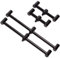 Nash Barre de Rangement canne à pêche Buzz Bars 3 Rod Front Wide (27.5cm)