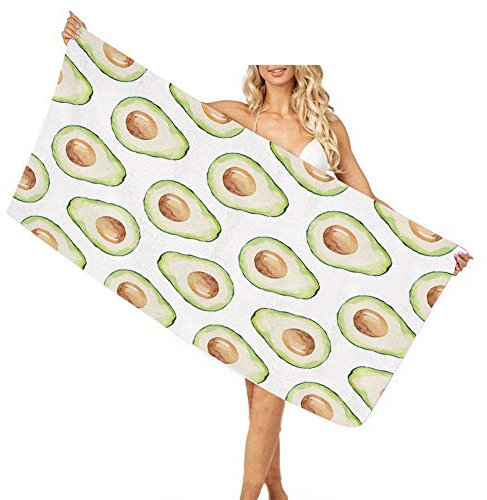 Strandtuch Groß, Morbuy Microfaser Leicht Kompakt Tragbar Rechteckig Schnelltrocknend Ideal als Strandtuch Das Beste Schwimmen Sport Reisen Yoga & Gym Handtuch Badetuch (75x150cm,Avocado)
