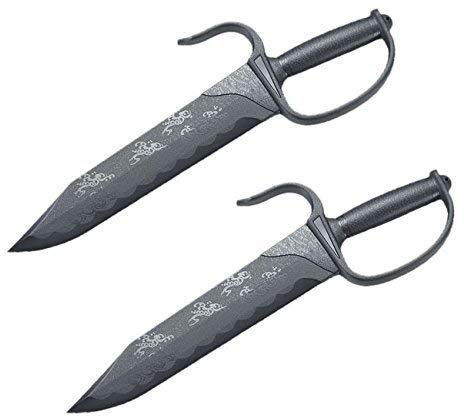 Deluxe Arti Marziali Nero Polipropilene Plastica Shaolin Wing Chun Coltello Allenamento