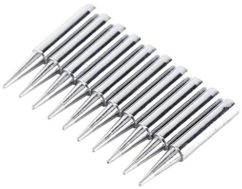 10 PCS-Lötspitzen, Ersatzspitzen 900M-T-B, bleifreie Lötspitzen für 936, 937, 938, 969, 8586, 852D Atten, Quick, Aoyue, Yihua, Vastar, Sywon, Tabiger, SOAIY und Station