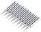 10 punte per saldatore PCS, punte di ricambio 900M-T-B, punte per saldatura senza piombo per 936, 937, 938, 969, 8586, 852D Atten, Quick, Aoyue, Yihua, Vastar, Sywon, Tabiger, SOAIY e stazione di sald