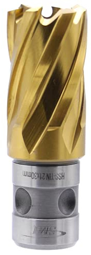 SMI HSS TiN Kernbohrer 21 mm Drm. Schnitttiefe 30 mm, Aufnahme FEIN Quick-In Schaft