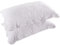 BOSOWOS Pillowcases White Standard Size 2 Pack, Soft Breathable 20 x 26 Inch Embroidered Pillow Case Home Decorative Pillow Shams, Microfiber Bed Sheet Pillow Covers for Sleeping