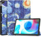 FTRONGRT Cover per Realme Pad 10.4 Cover, Ultrasottile Custodia in Pelle PU, con Stand per Realme Pad 10.4 -Cielo Stellato