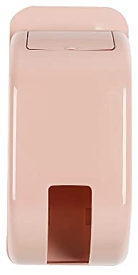 Support de sac en plastique, support mural autocollant pour distributeur de sacs poubelle pour cuisine, maison, salle de bain (rose)