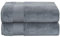 Five Queens Court Soma Badehandtuch-Set, Badetücher aus Baumwolle, 2-teilig, stahlblau, 60 x 30