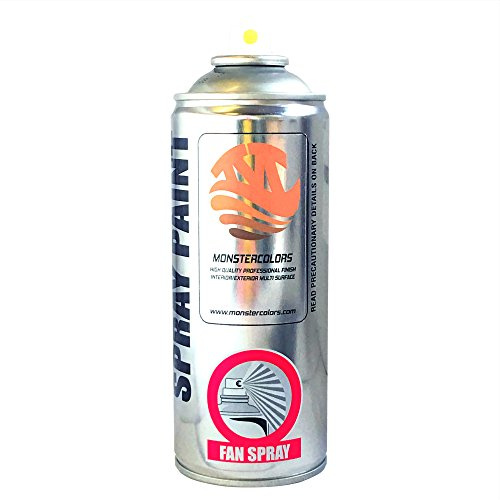 Monster Premiere Matt Finish Spray Paint, all purpose interior/exterior, art, crafts, auto, home furniture, 400ml (Pure Green Ral 6037)
