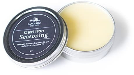 Lancaster Cast Iron Assaisonnement – Restaure et conditionne les ustensiles de cuisine en fonte et en acier au carbone – Fabriqué aux États-Unis