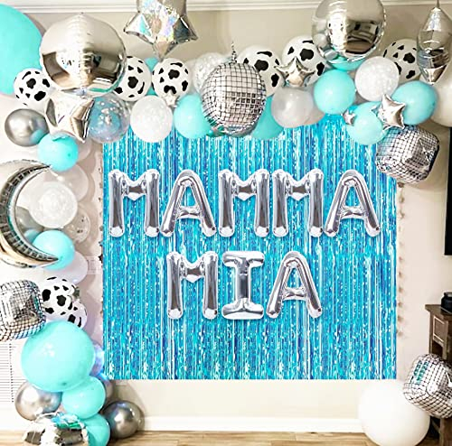 JeVenis Dancing Queen Bachelorette Party Dekoration - Mamma Mia Junggesellinnenabschied Supplies - Geburtstagsdekoration Luftballons Disco Dekoration
