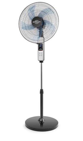 Orbegozo SF 0346 Ventilador de Pie con Mando 45cm Negro