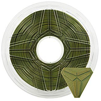 LeoPlas ABS Filament 1.75mm Transparent ABS Filament 1kg für 3D-Druckmaterial Druckerzubehör (Armeegrün)