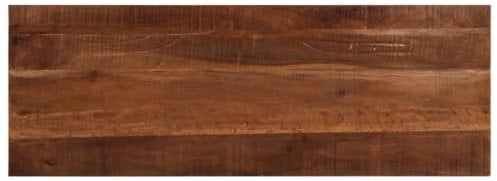 vidaXL Tischplatte, Holzplatte Rechteckig, Massivholzplatte für Tisch Esstisch Couchtisch, Ersatztischplatte, 140x50x2,5cm Altholz Massiv