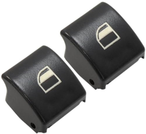 BIAREN 2 copri pulsanti per interruttore di controllo alzacristalli elettrici per BMW Serie 3 E46 E90 X5 E53 61316902175 61316902184