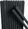 Lot de 10 paires de baguettes japonaises de luxe - Design noir élégant - Accessoires parfaits pour sushis et cuisine asiatique (BLACK)