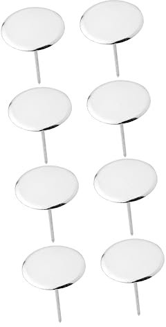 Hoement 8pcs Cake Flower Decorating Nails Flower Nail Heating Core Making Tools for Icing Roses Carnations