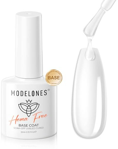 Modelones Base Coat Gel UV Hema-free Unterlack LED Gellack Gel Nagellack Gel Polish 10ml