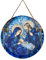 Personalisierte Geschenke Bauernhaus-Veranda-Dekoration, Weihnachts-Willkommens-Türdekoration, Weihnachts-Haus-Gast-Türdekoration, 30,5 cm Sparkästchen (Blue, One Size)