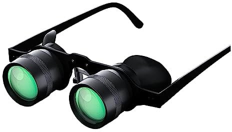 Grnlucja Tragbares Fernglas, Hände, Teleskop, 10 x Zoom, Brille für das Angeln im Freien, Vogelbeobachtung