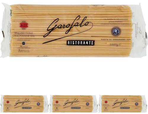 Garofalo Pasta Spaghettone Gragnanese XXL, 1000g (Confezione da 4)