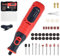 Werktough Cordless Rotary tool with deluxe 40pcs accessories Mini Grinder with 2.0A 8v Battery 5 speed 4 front LED light high speed low vibration
