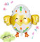 Großer Folienballon Küken – 79x65 cm – Wiederverwendbarer Heliumballon für Babyparty, Taufe, Baby Shower, Kindergeburtstag, Osterdeko