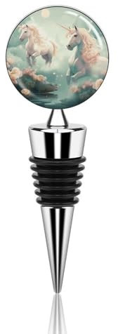 Wine Bottle Stopper With Rubber Seal Unicorns Decorative Wine Stoppers Zinc Alloy Bottle Stoppers Beverage Bottle Stopper Beverage Preserver