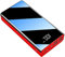 Cargador portátil Power Bank 60000Mah Batería Externa Power Bank, batería portátil de Alta Capacidad Pantalla LCD 3 entradas USB + 4 Salidas USB (4 Partes), Negro, 60000 Mah, Rojo, 60000 Mah